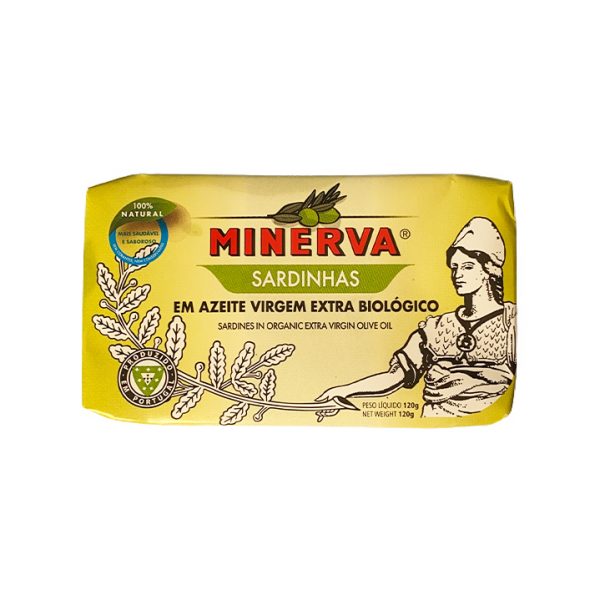 Organic sardines in extra virgin olive oil
