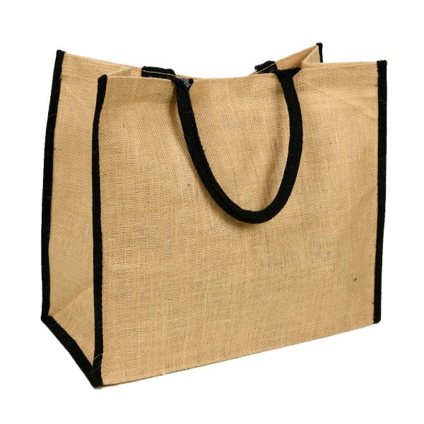 Jute shopping bag - large