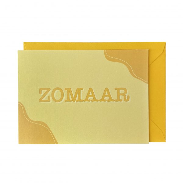 Greeting card - Zomaar (with envelope)